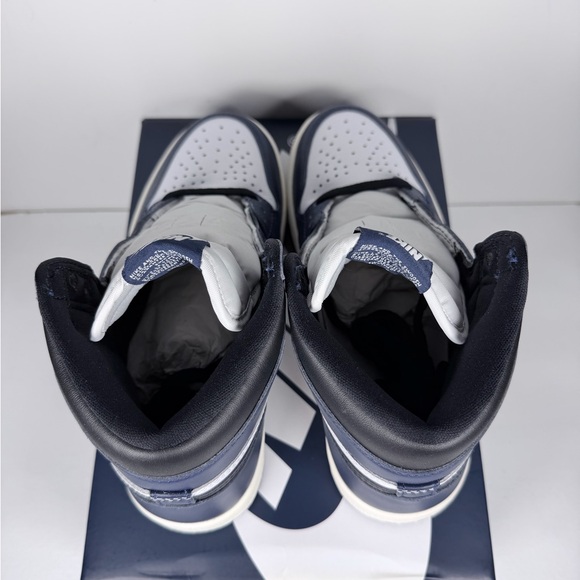 Nike Air Jordan 1 Retro High OG Mens 6.5 DZ5485-401 Midnight Navy White - Picture 4 of 9